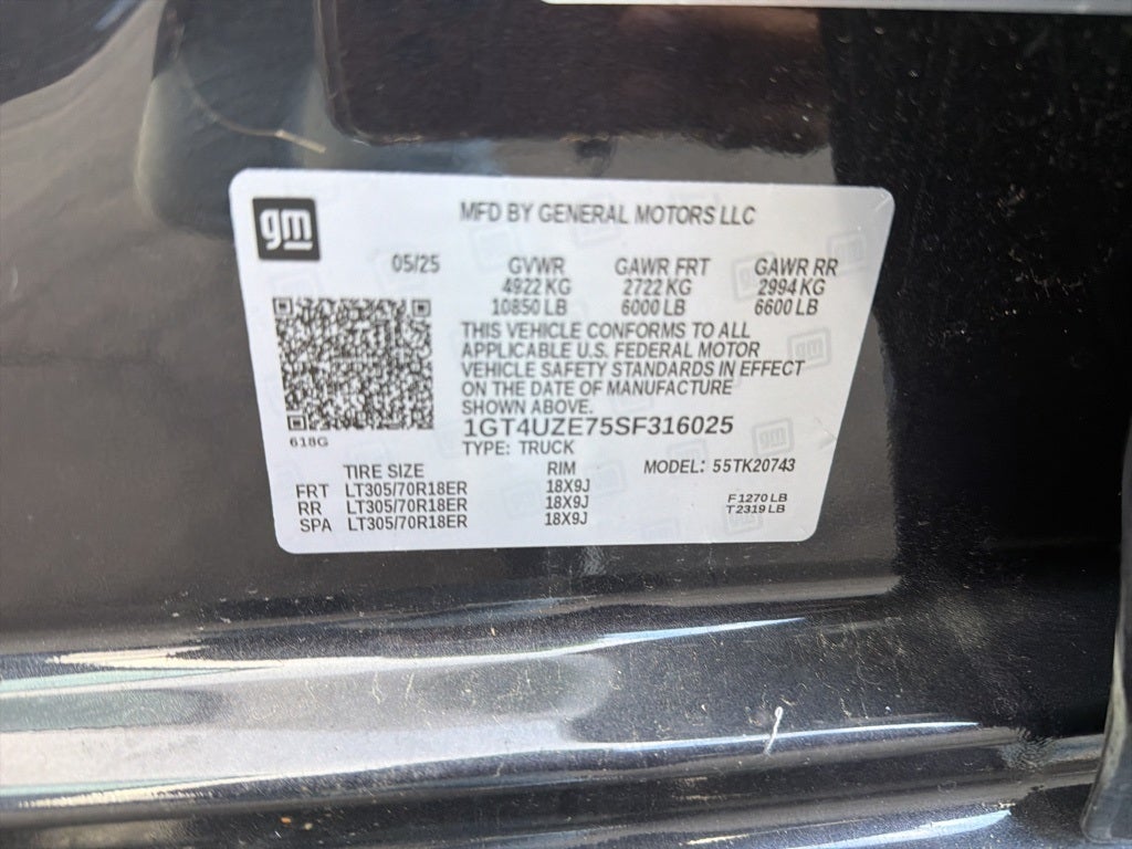 2025 GMC Sierra 2500HD AT4X CARBRAVO CERTIFIED!