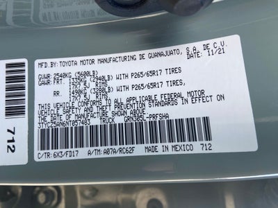 2022 Toyota Tacoma TRD Sport V6