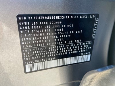 2025 Volkswagen Taos 1.5T SE